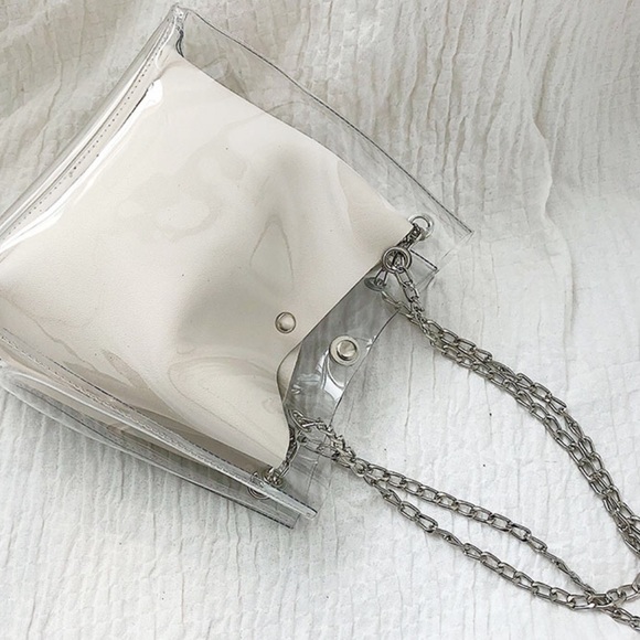 White transparent Tote Bag - Picture 4 of 4